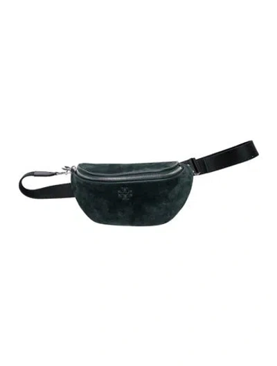 Pre-owned Tory Burch Leather Belt Bag In Blue
