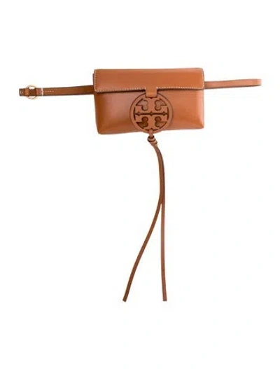 Pre-owned Tory Burch Leather Belt Bag In Brown