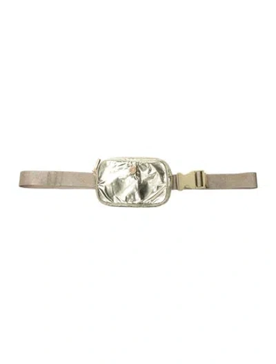 Pre-owned Tory Burch Leather Belt Bag In Gold