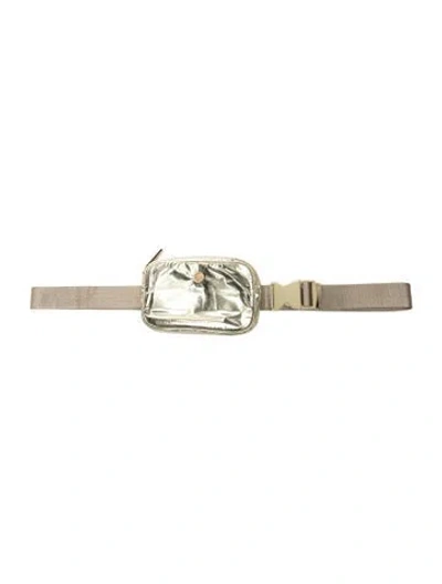 Pre-owned Tory Burch Leather Belt Bag In Gold