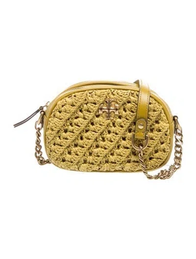 Pre-owned Tory Burch Leather Belt Bag In Green