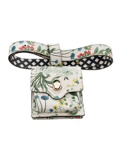 Pre-owned Tory Burch Leather Belt Bag In Neutrals