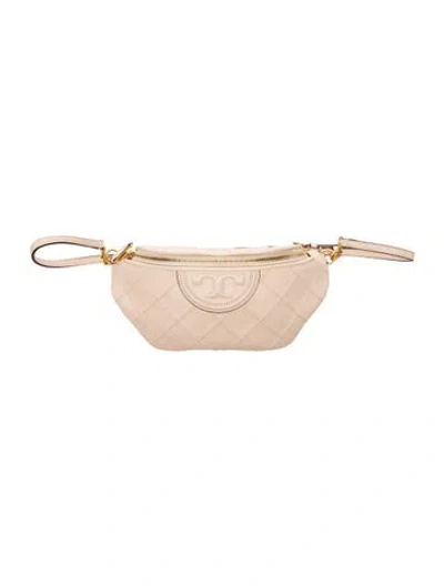 Pre-owned Tory Burch Leather Belt Bag In Neutrals