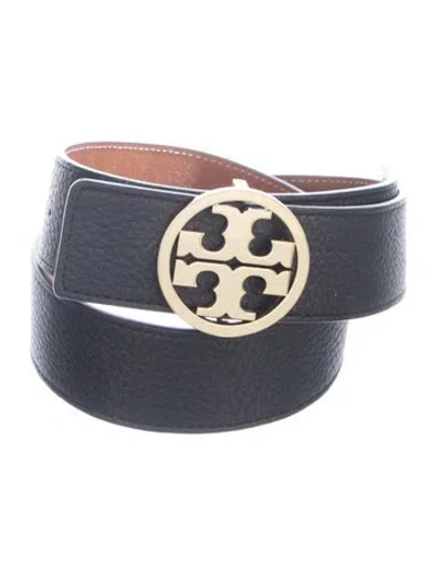 Pre-owned Tory Burch Leather Belt In Black/brown