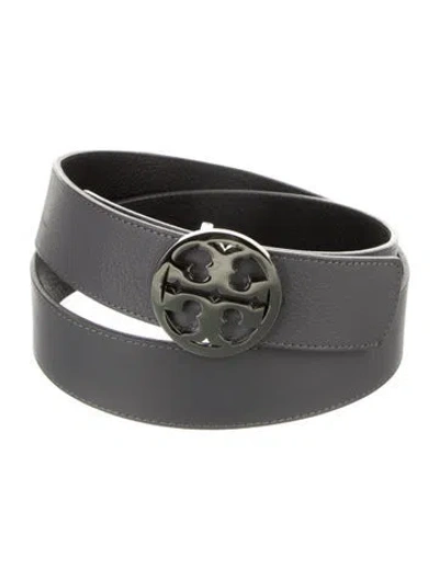 Pre-owned Tory Burch Leather Belt In Blue