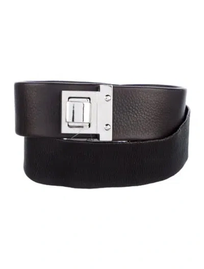 Pre-owned Tory Burch Leather Belt In Brown