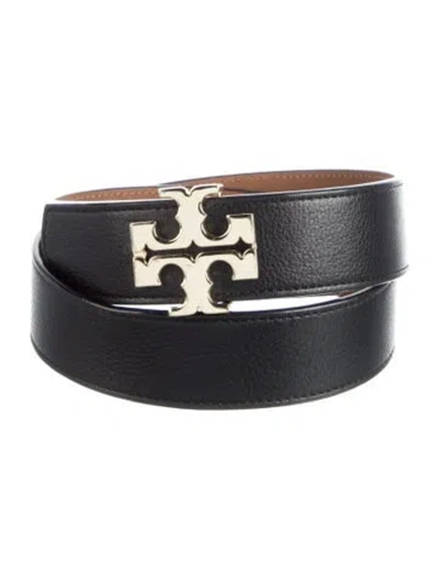 Pre-owned Tory Burch Leather Belt In Brown
