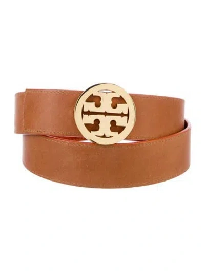 Pre-owned Tory Burch Leather Belt Kit In Brown