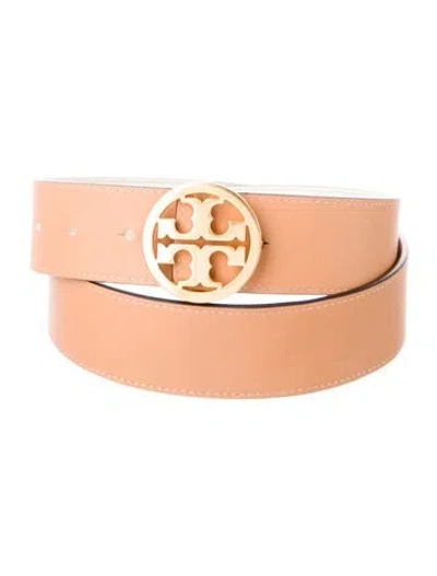 Pre-owned Tory Burch Leather Belt In Neutral