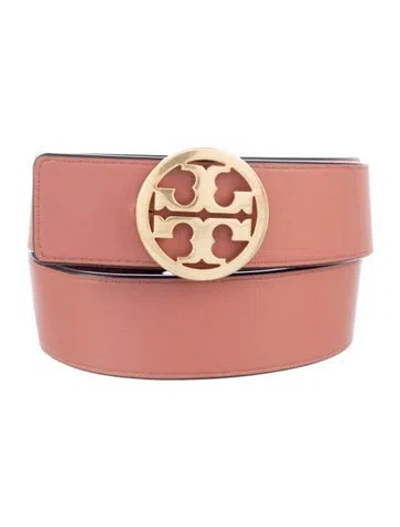 Pre-owned Tory Burch Leather Belt In Neutral