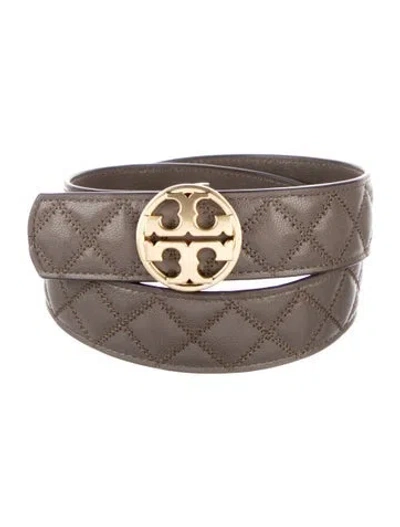 Pre-owned Tory Burch Leather Belt W/ Tags In Brown