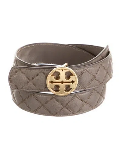 Pre-owned Tory Burch Leather Belt W/ Tags In Brown