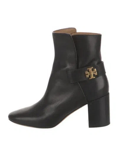 Pre-owned Tory Burch Leather Boots In Black
