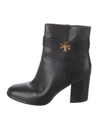 Pre-owned Tory Burch Leather Boots In Black