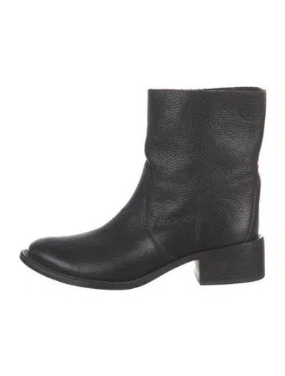 Pre-owned Tory Burch Leather Boots In Black