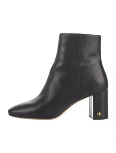 Pre-owned Tory Burch Leather Boots In Blue