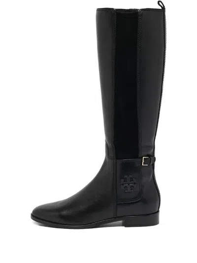 Pre-owned Tory Burch Leather Buckle Boots