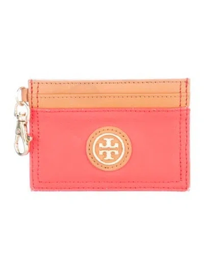 Pre-owned Tory Burch Leather Card Holder In Multi