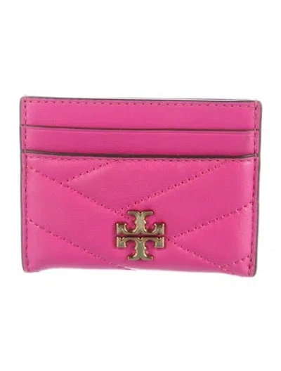 Pre-owned Tory Burch Leather Card Holder In Multi