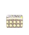 Tory Burch Leather Cardholder In Multi