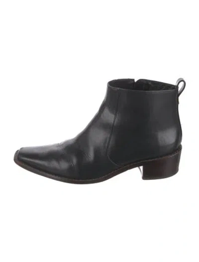 Pre-owned Tory Burch Leather Chelsea Boots In Multi