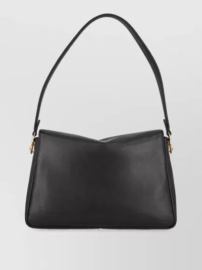 Tory Burch Leather Clutch Bag In Black