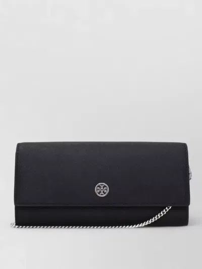 Tory Burch Leather Clutch Bag In Black