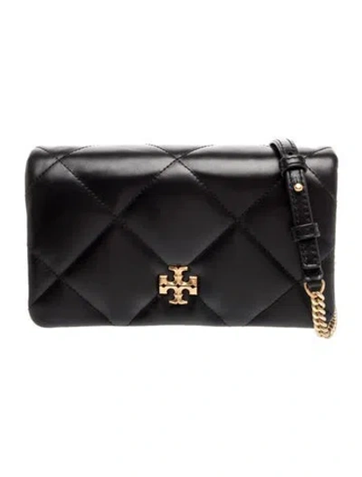 Pre-owned Tory Burch Leather Clutch In Black