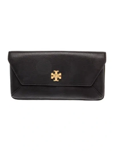Pre-owned Tory Burch Leather Clutch In Black