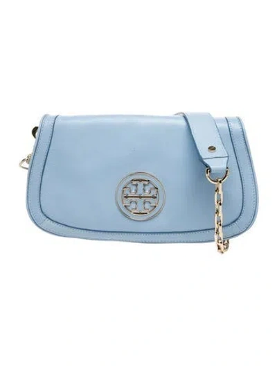 Pre-owned Tory Burch Leather Clutch In Blue