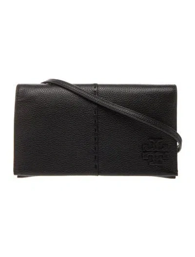 Pre-owned Tory Burch Leather Clutch In Blue