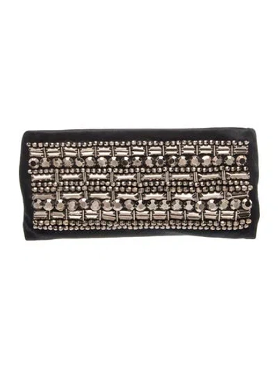 Pre-owned Tory Burch Leather Clutch In Multi