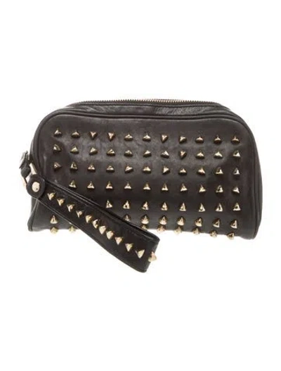Pre-owned Tory Burch Leather Clutch In Multicolor