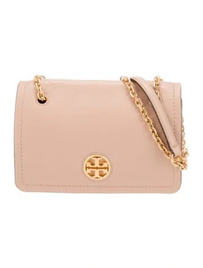 Pre-owned Tory Burch Leather Clutch In Pink