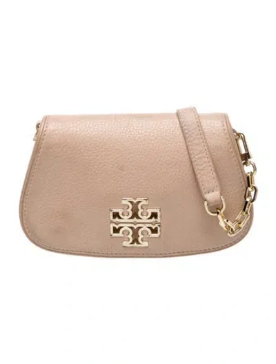 Pre-owned Tory Burch Leather Clutch In Pink