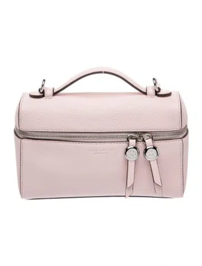 Pre-owned Tory Burch Leather Clutch In Pink