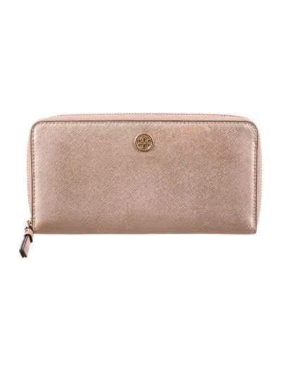Pre-owned Tory Burch Leather Continental Wallet