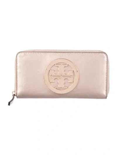 Pre-owned Tory Burch Leather Continental Wallet