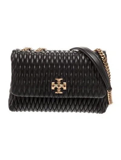 Pre-owned Tory Burch Leather Crossbody Bag In Black