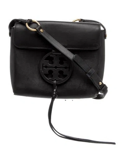 Pre-owned Tory Burch Leather Crossbody Bag In Black