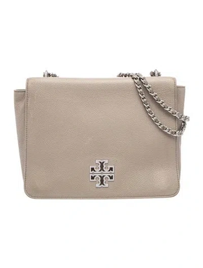 Pre-owned Tory Burch Leather Crossbody Bag In Neutral