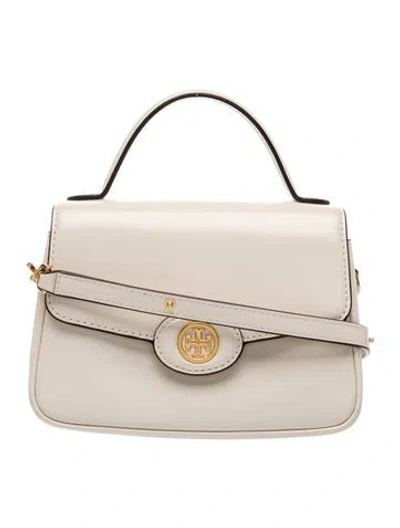 Pre-owned Tory Burch Leather Crossbody Bag In Neutral