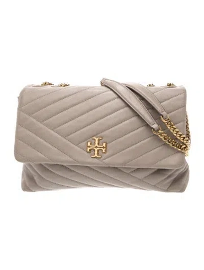Pre-owned Tory Burch Leather Crossbody Bag In Neutral