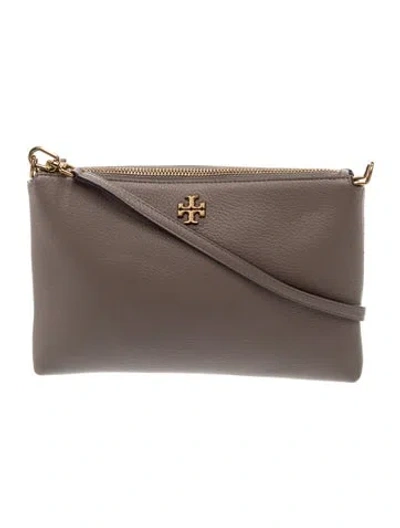 Pre-owned Tory Burch Leather Crossbody Bag In Neutral