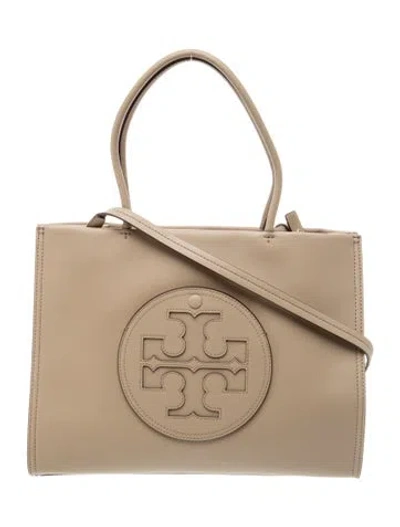 Pre-owned Tory Burch Leather Crossbody Bag In Neutral