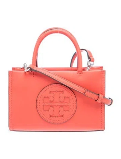 Pre-owned Tory Burch Leather Crossbody Bag In Red