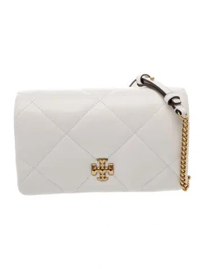 Pre-owned Tory Burch Leather Crossbody Bag W/ Tags In White