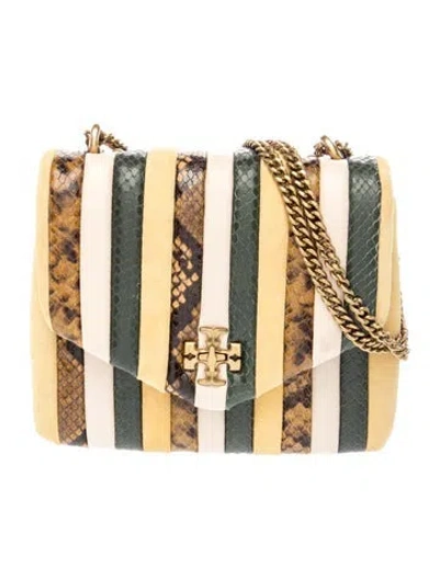 Pre-owned Tory Burch Leather Crossbody Bag In Yellow