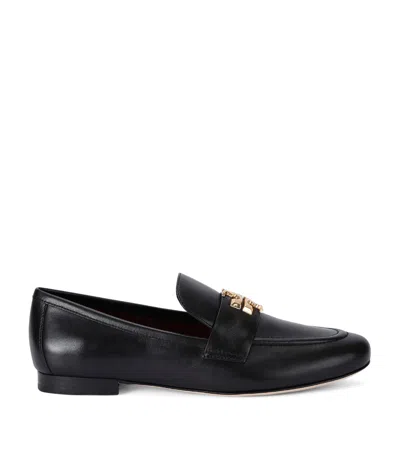 TORY BURCH LEATHER ELEANOR LOAFERS