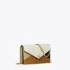 Tory Burch Leather Envelope Crossbody In Multi